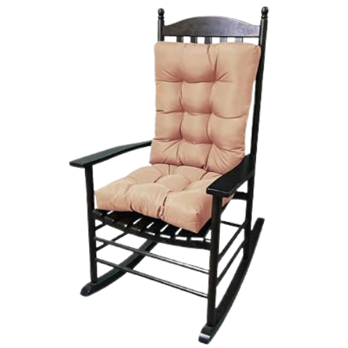 ™Elvasha | סט כריות עבות לכיסא נדנדה, מושב ומשענת רכים לבית ולחוץ