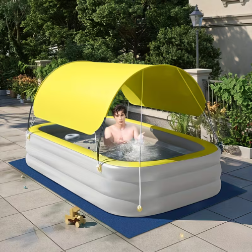 ™Yamora | בריכת שחייה מתנפחת ועמידה עם הצללה