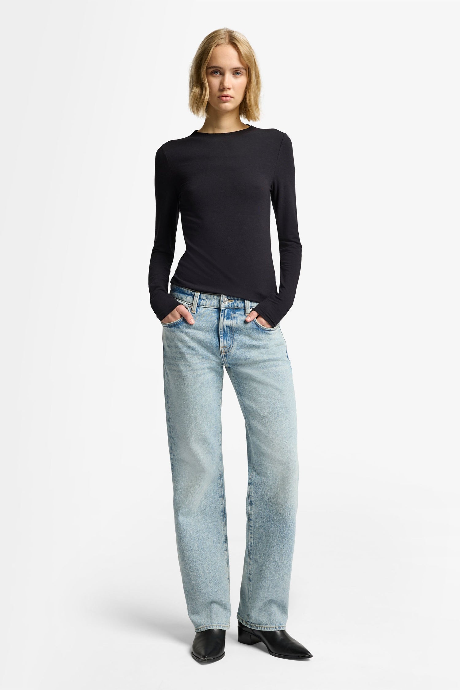 ג'ינס ארוך לנשים Calie – Straight Leg