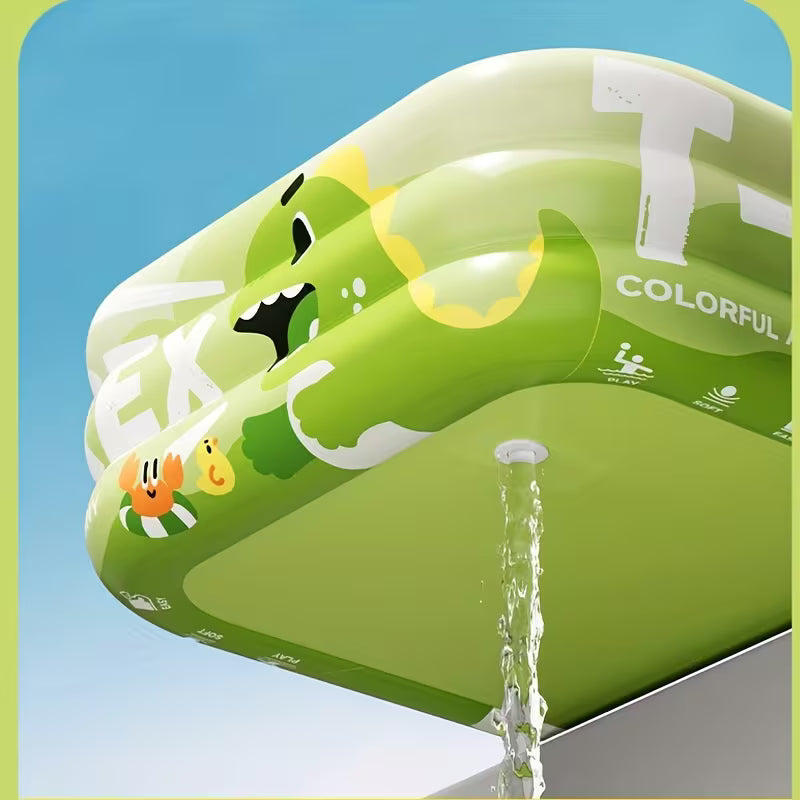 ™Dinoova | בריכה מתנפחת T-Rex – עיצוב מלבני גדול