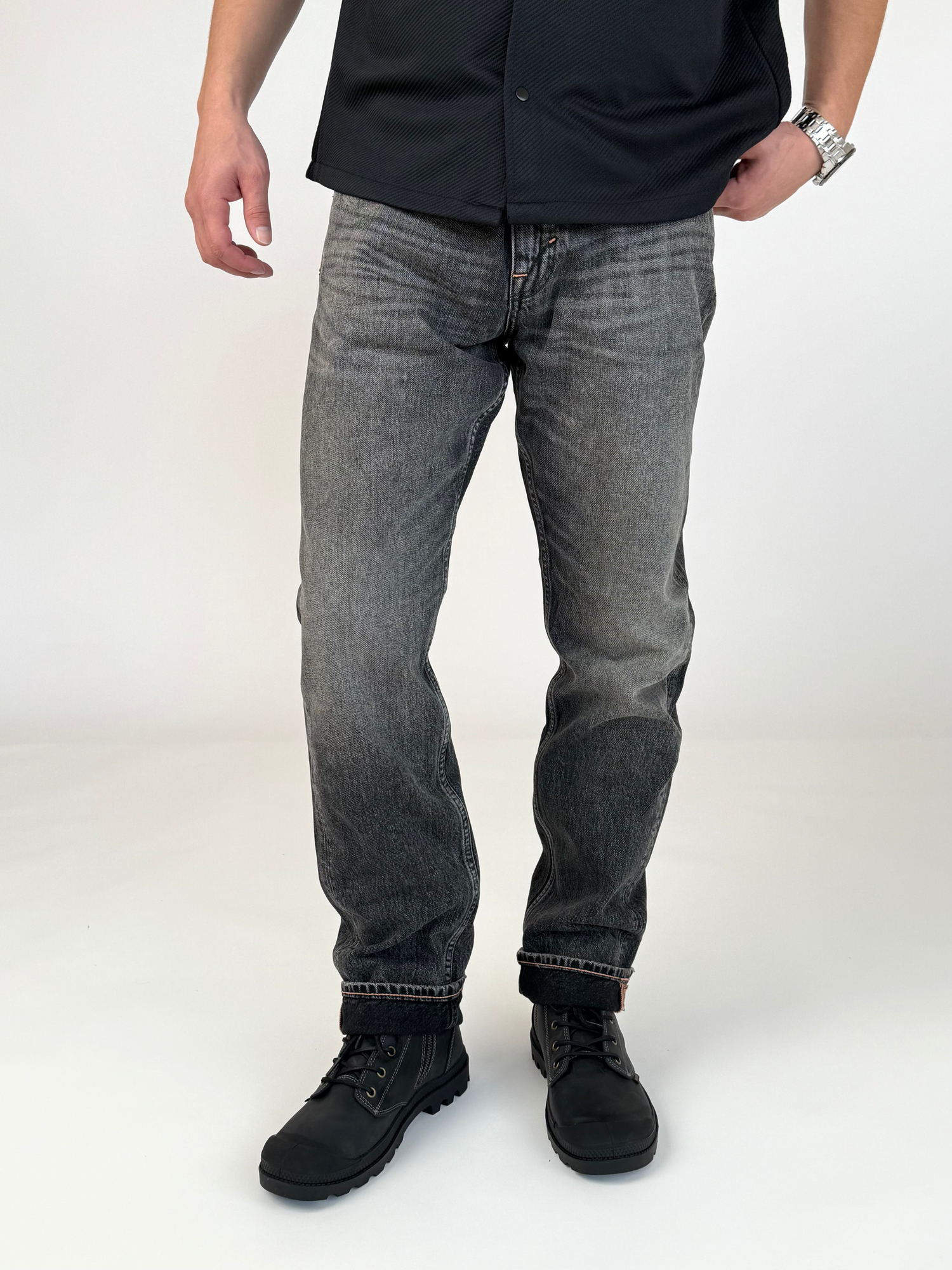 ג׳ינס ארוך לגברים Thunderstorm – Straight Leg