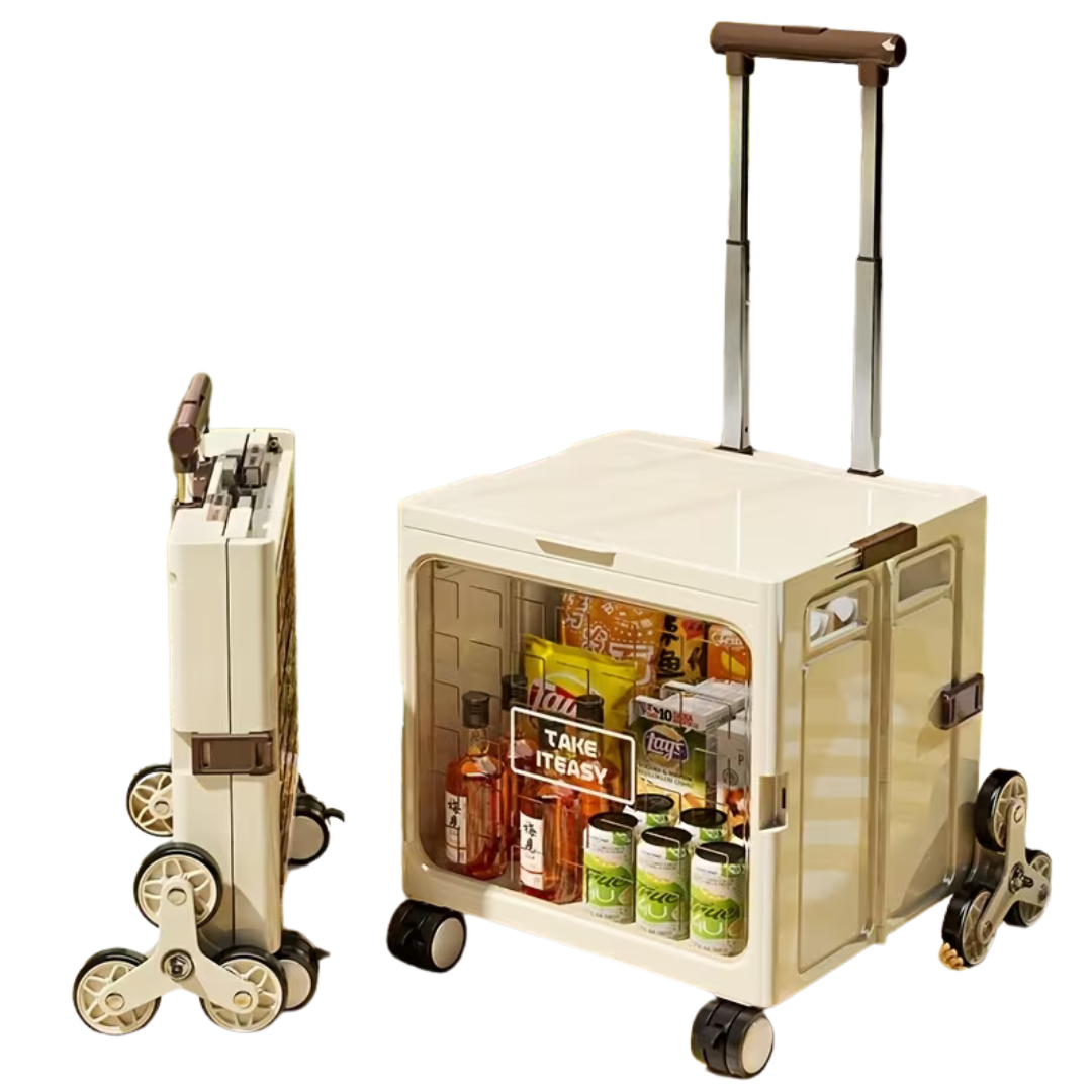 ™Haulova | עגלת אחסון ניידת – ארגונית לתא מטען ועגלה